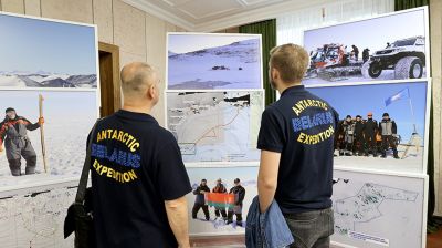 В НАН прошла встреча с участниками 16-й Белорусской антарктической экспедиции