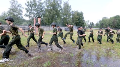 Смена военно-патриотического лагеря проходит на базе 72-го ОУЦ