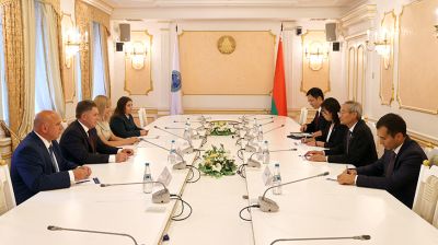 Петришенко провел встречу с генеральным секретарем ШОС