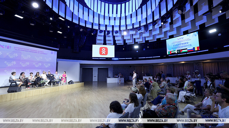 Славянский базар: пресс-конференция членов жюри конкурса исполнителей эстрадной песни "Витебск"