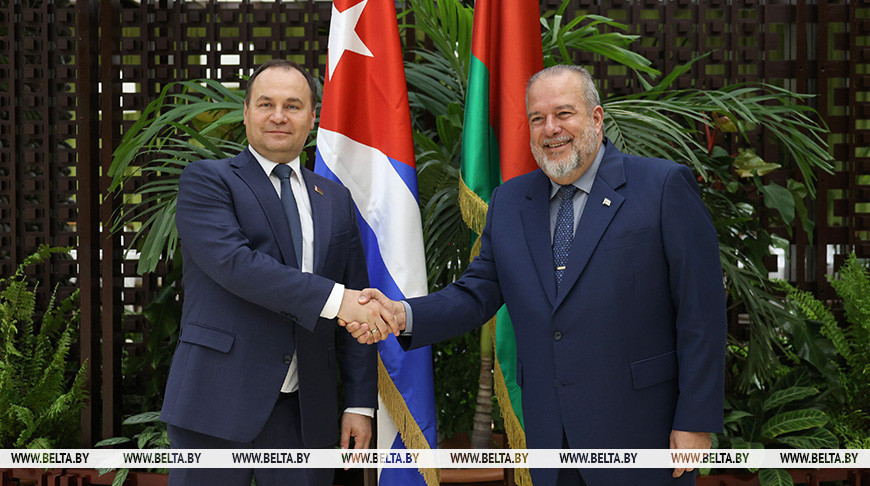 Встреча Головченко с премьер-министром Кубы прошла в Гаване
