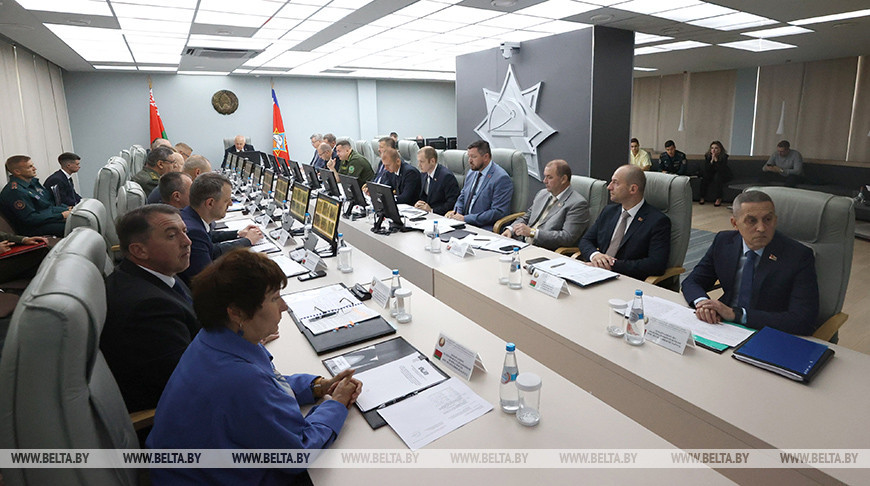 В Минске состоялось заседании комиссии по ЧС при Совете Министров 