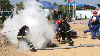 В Гомеле показали алгоритм действий при аварии на подземном газопроводе