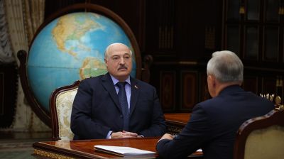 Лукашенко принял с докладом председателя Палаты представителей