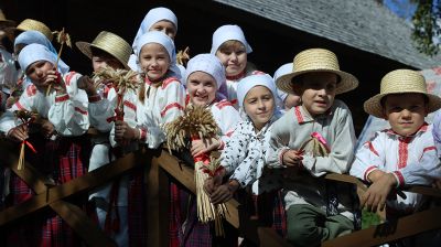 Белорусский народный праздник урожая "Багач" отпраздновали в музее Янки Купалы в Вязынке