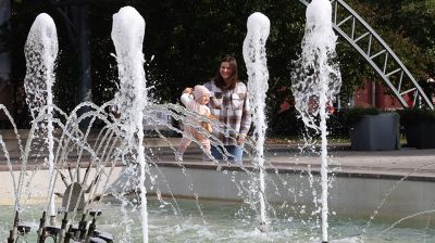 Теплая и солнечная осень создает для могилевчан особое настроение