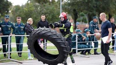 Многоборье спасателей: в Бресте проходят соревнования МЧС