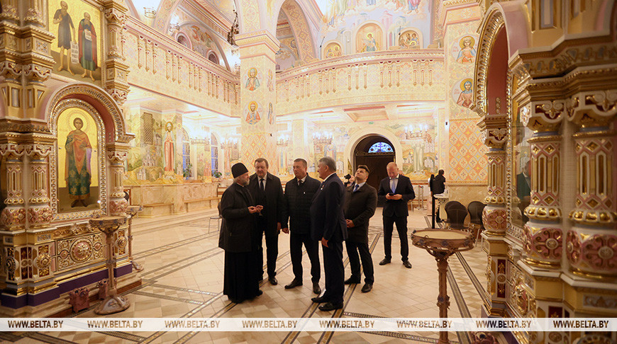 Парламентская делегация Совета Федерации России посетила храм-памятник в честь Всех Святых