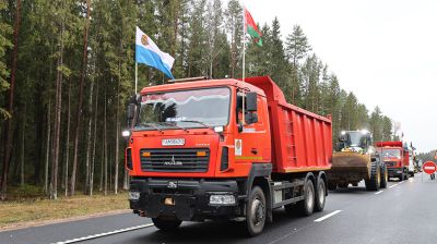 Транзитная магистраль. Участок трассы Р46 после реконструкции открыли в Полоцком районе