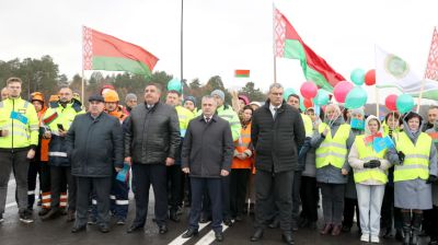 Движение на обновленном участке трассы М8 открыто к 7 ноября в Гомельском районе