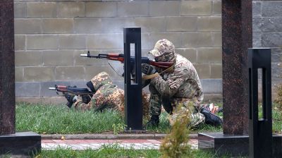 Четко и слаженно. Нападение условного противника на военный комиссариат отразили в Могилеве