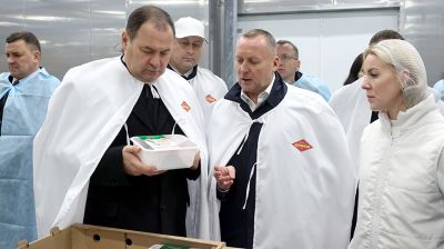 Головченко посетил
 производственную площадку ОАО "Агрокомбинат "Дзержинский"