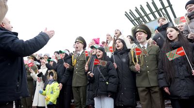 Выставка техники, плац-концерт, интерактивные площадки. Орша принимает "Марафон единства"