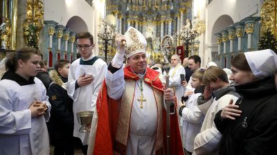 Епископ Владимир Гуляй возглавил церемонию открытия юбилейного 2025 года в Гродно