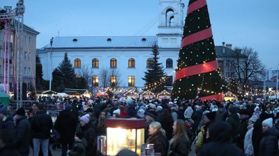 В Бресте прошли праздничные гулянья "Коляды"