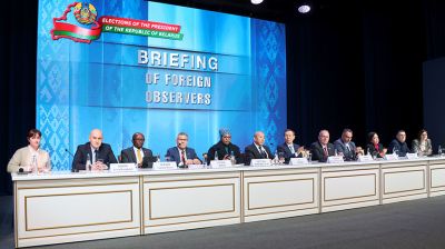 Брифинг иностранных наблюдателей прошел в Инфоцентре ЦИК