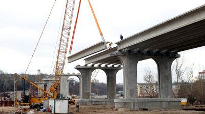 Движение по мосту через Припять планируют открыть к концу 2025 года