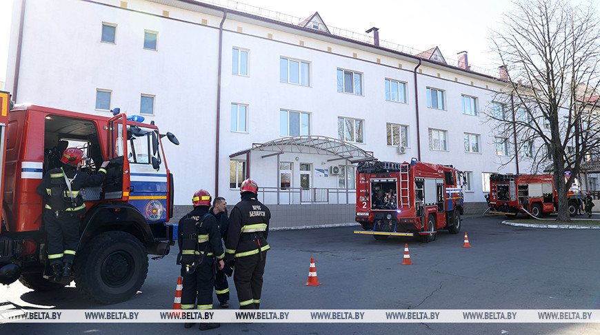 В Брестской областной детской больнице прошли учения МЧС
