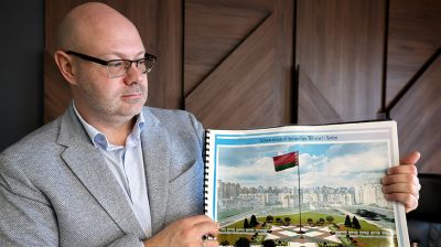 Флагшток выше 20-этажного дома и конструкция герба в 5 тонн. Как будет выглядеть площадь герба и флага в Витебске