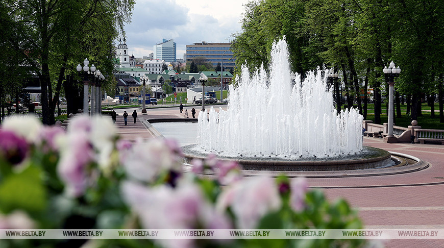 Сезон фонтанов открылся в Минске