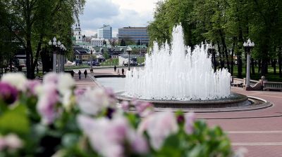 Сезон фонтанов открылся в Минске