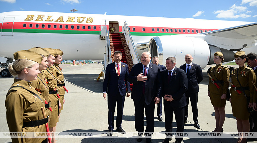 Лукашенко прибыл в Волгоград  
