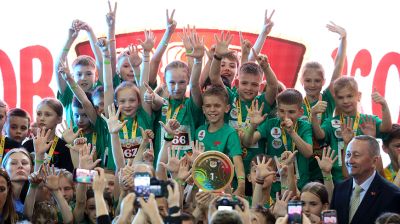 Юные легкоатлеты из Гомельской области выиграли финальный этап турнира "300 талантов для Королевы"