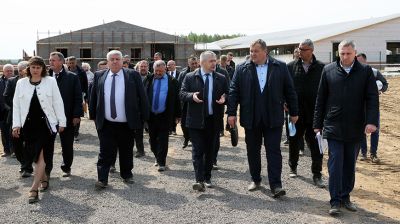 Интернациональная команда и железная дисциплина. Как возводят новую МТФ в Рогачевском районе