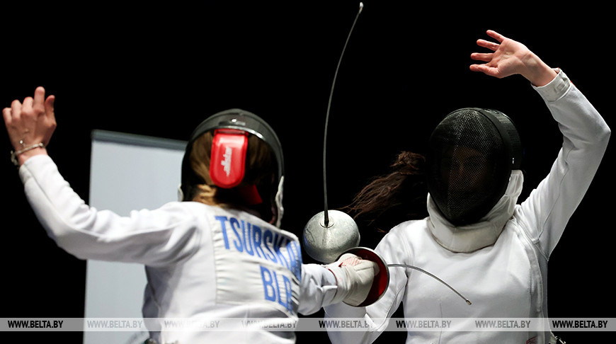 Чемпионат Беларуси по фехтованию проходит во Дворце спорта в Минске