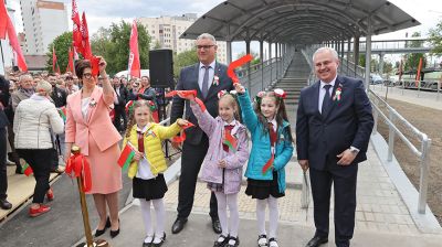 550 метров комфорта. В Гомеле после реконструкции открыли самый длинный пешеходный мост