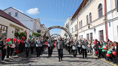 Парад, шествие "Беларусь помнит". Гродно празднует День Победы