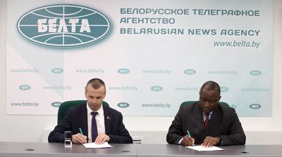 БЕЛТА и Зимбабвийская телерадиовещательная корпорация подписали меморандум о сотрудничестве