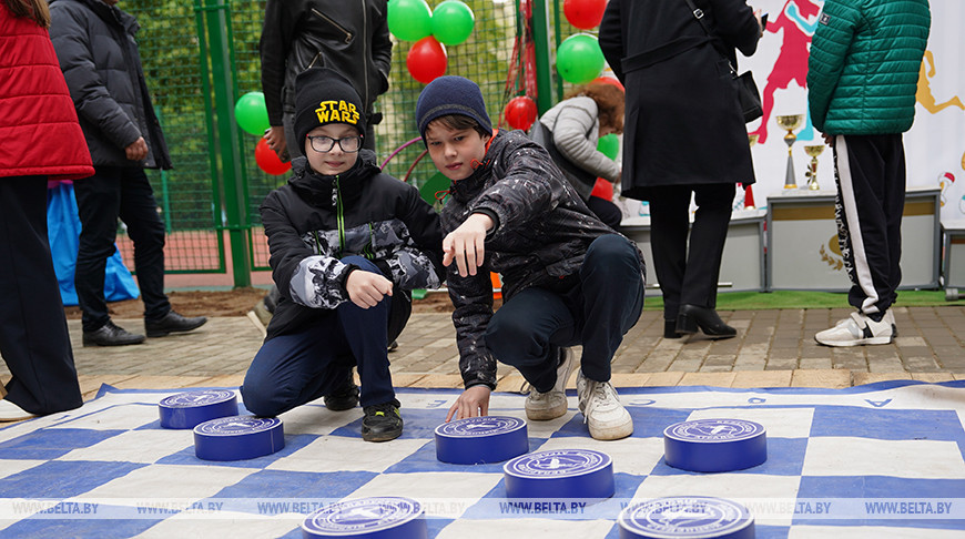 Многофункциональную детскую площадку открыли в Могилеве