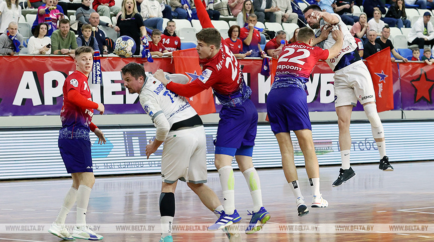 Гандболисты СКА сравняли счет в финале чемпионата Беларуси