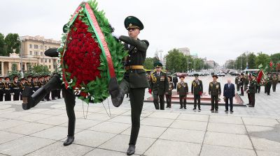 Жизнь - за защиту границы. В Минске почтили память пограничников, погибших в годы ВОВ