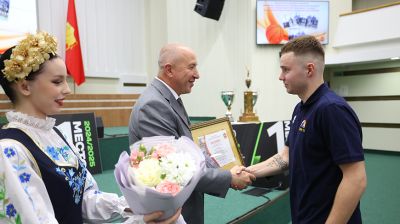 Гродненских баскетболистов чествовали в облисполкоме