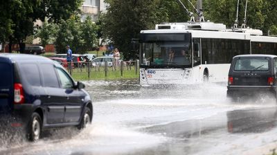 Сильный ураган прошел в Гродно 