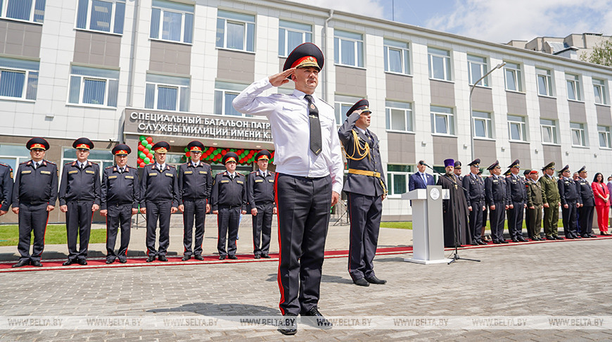 В Могилеве открыли новое административное здание специального батальона ППС 
