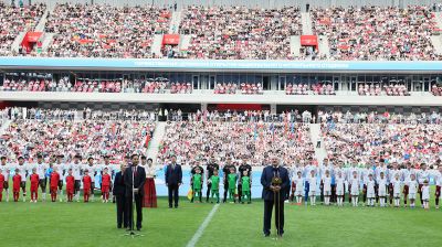 Лукашенко: Национальный футбольный стадион будет символом крепкой белорусско-китайской дружбы