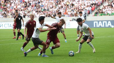 Футболисты белорусской "молодежки" сыграли вничью на новом Национальном стадионе