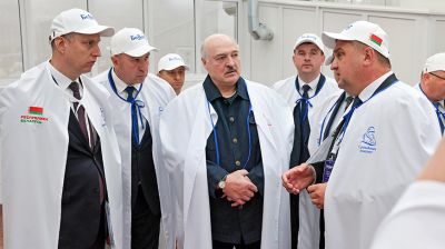 Лукашенко совершил рабочую поездку в Гродненскую область