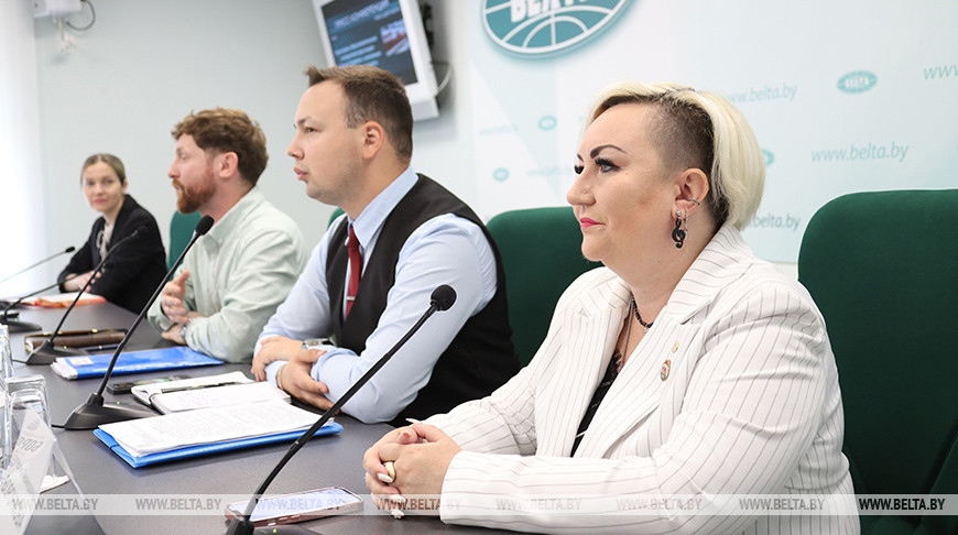 Пресс-конференция о старте культурно-образовательного патриотического проекта "Поезд Памяти" прошла в БЕЛТА