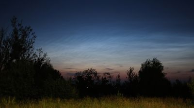 Серебристые облака могли наблюдать в небе над Беларусью жители страны
