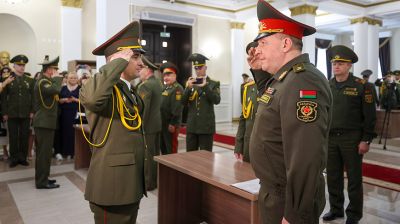 Хренин: созданный в Беларуси цикл военного образования ценится и нашими зарубежными друзьями