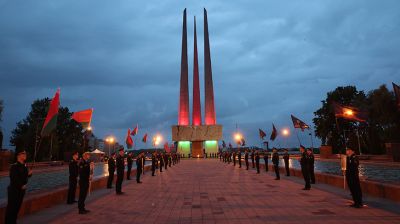 Более 100 милиционеров в Витебске почтили память героев Великой Отечественной войны 