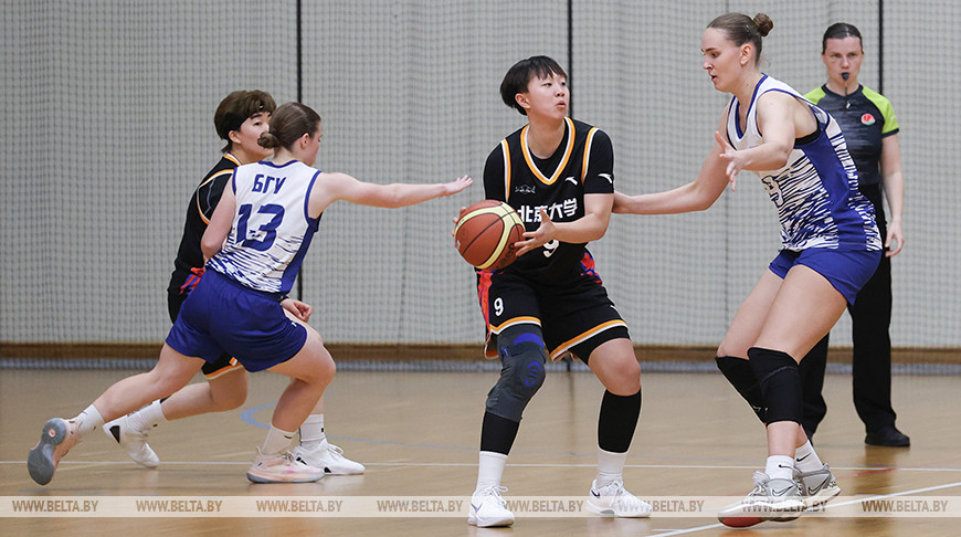 Товарищеский матч по баскетболу прошел между БГУ и ПК