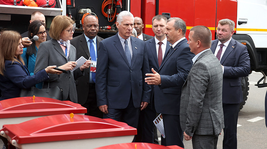 Президент Кубы посетил МТЗ