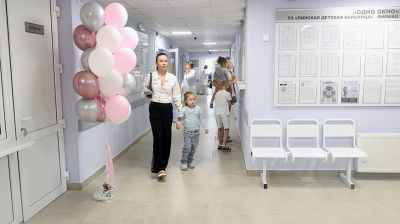В Пинске после капремонта открыли детскую поликлинику 