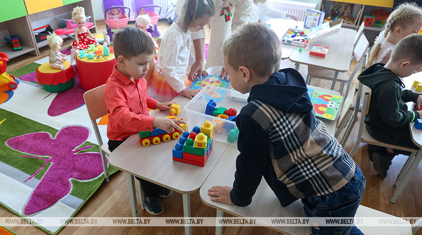 В Первомайском районе Минска открыли детский сад, где будут воспитывать маленьких театралов