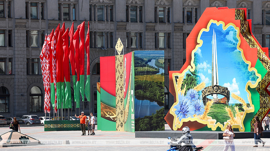 Минск украсили ко Дню Независимости